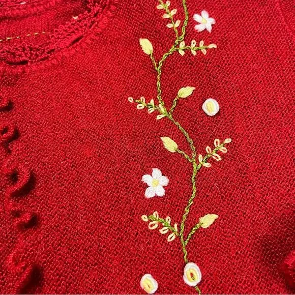 Vintage wool blend cardigan - Picture 3 of 5